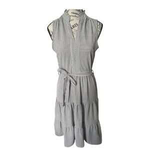 Monteau Grey Stripped Dress